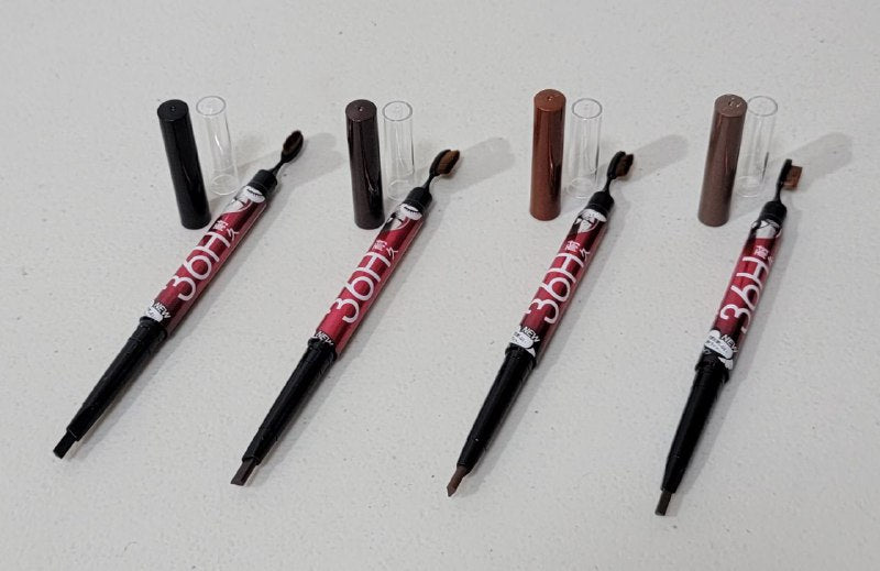 LAPIZ PARA CEJA CON CEPILLO 4 COLORES RPK