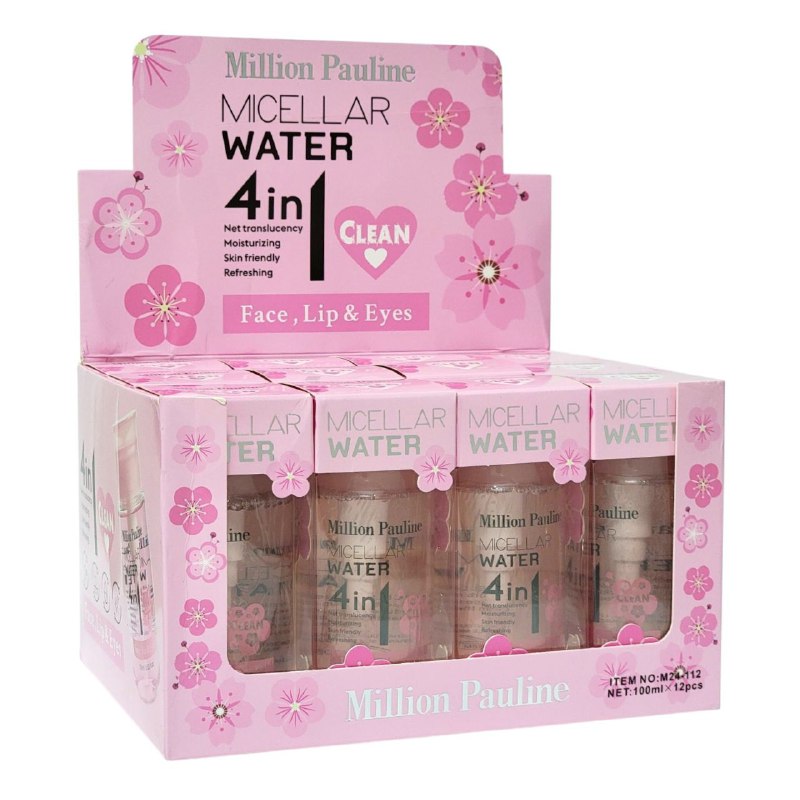 AGUA MICELAR 4 EN 1 DE ROSAS HIDRATANTE 100ML, DUPE DE ESTELIN, MILLION PAULINE
