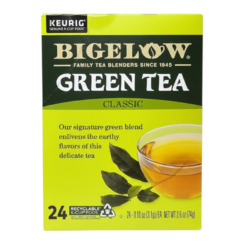 TE VERDE CLASICO CON CAFEINA RELAJANTE EN CAPSULAS BIGELOW 24UND