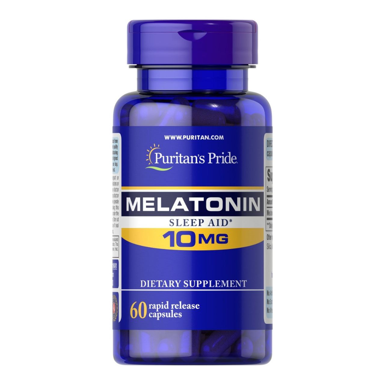 CAPSULAS DE MELATONINA PARA DORMIR 60UND PURITANS PRIDE