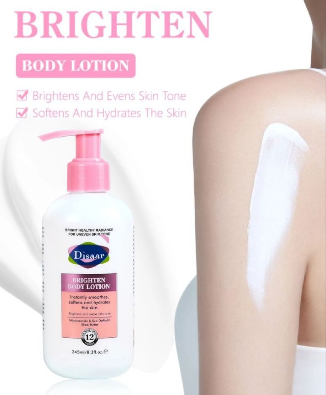 CREMA CORPORAL ILUMINADORA CON MANTECA DE KARITE NIACINAMIDA Y NARCISO MARINO DISAAR 245ML