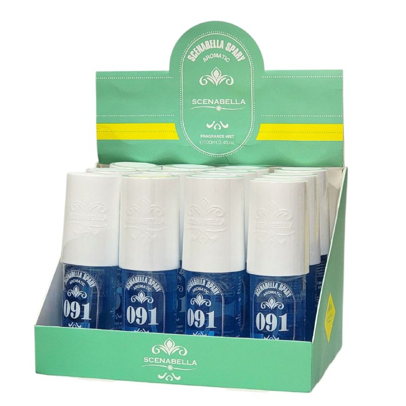 SPRAY PERFUMADO PARA EL CABELLO Y CUERPO SCENABELLA SPRAY AROMATIC 091 POMELO, SAL MARINA, ALGAS, ROMERO, AMBAR Y CEDRO 100ML