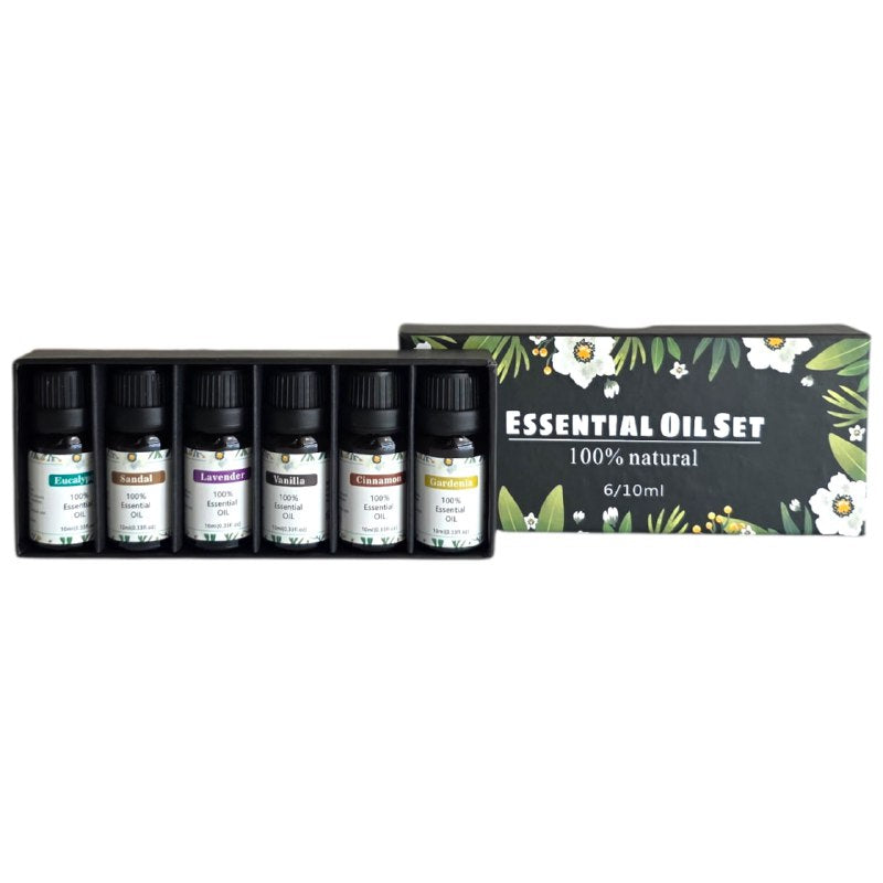 ACEITE AROMATICO ESENCIAL, EXTRACTOS CONCENTRADOS DERIVADOS DE PLANTAS AROMATICAS 6 AROMAS 10ML