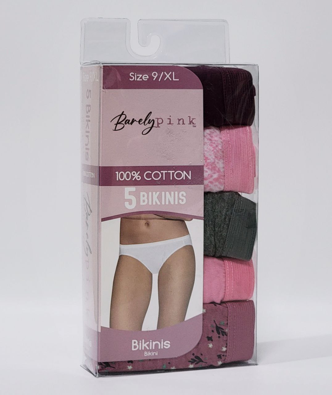 ROPA INTERIOR PARA DAMA BARELY PINK BIKINIS DE MUJER UNIDADES TALLA