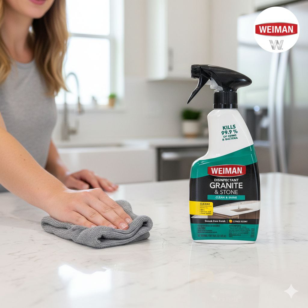 LIMPIADOR DESINFECTANTE PARA GRANITO Y PIEDRA WEIMAN 473ML
