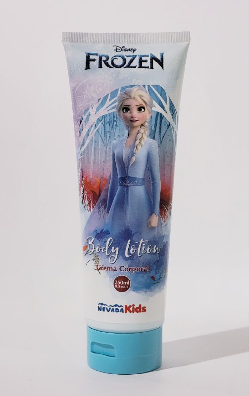 CREMA CORPORAL, CREMA DE CUERPO PARA NIÑAS, IDEAL PARA USO DIARIO, DEJA LA PIEL SUAVE E HIDRATADA NEVADA KIDS DISNEY FROZEN 470ML