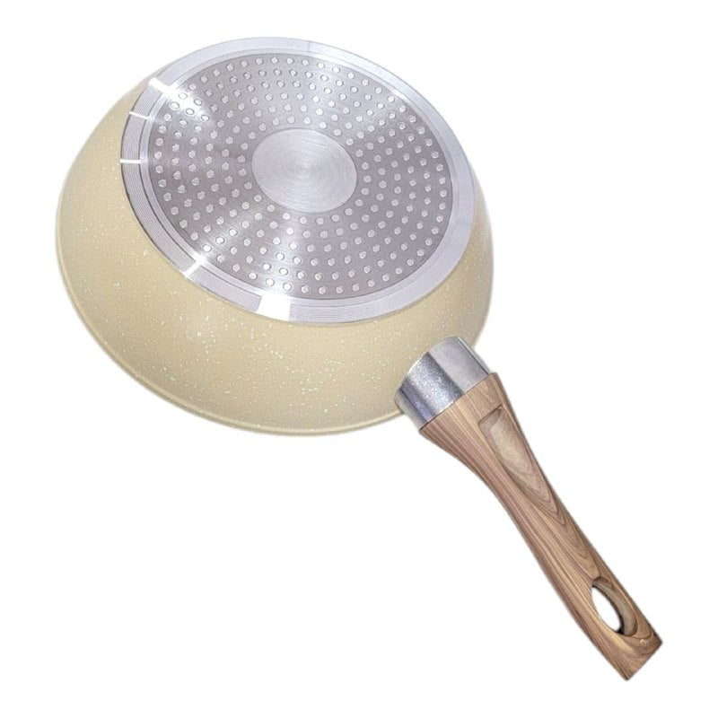 SARTEN DE COCINA MULTIUSOS, ANTIADHERENTE PARA CUALQUIER SITUACION, CON REVESTIMIENTO DE GRANITO, MEJOR DURABILIDAD Y EXPERIENCIA DE USO SYNMORE 22CM