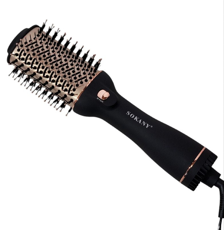 CEPILLO SECADOR PARA EL CABELLO CABLE GIRATORIO 360° CON LAZO PARA COLGAR 4 EN 1 SOKANY SK-1914