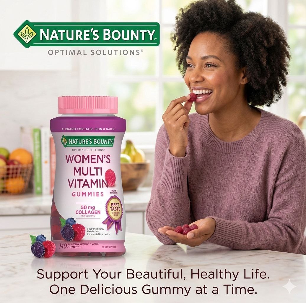 MULTIVITAMINICO EN GOMITAS PARA MUJERES 140UND NATURE'S BOUNTY