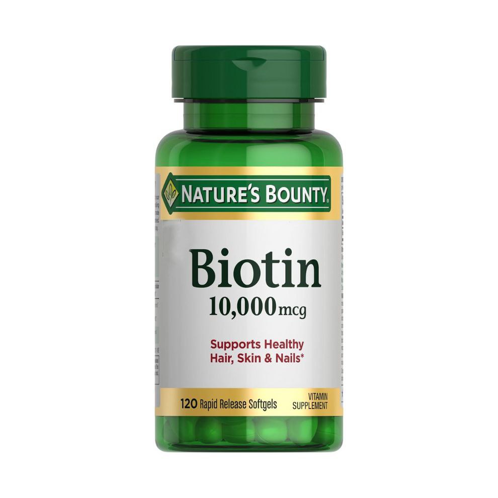 VITAMINAS EN CAPSULAS DE BIOTINA 120UNDS NATURES BOUNTY