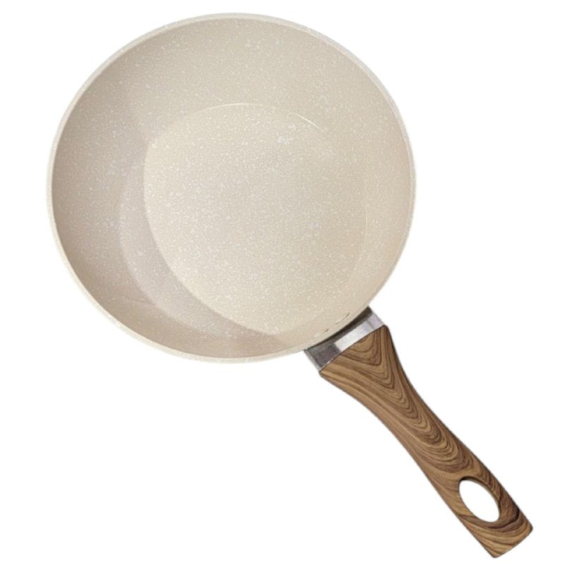 SARTEN DE COCINA MULTIUSOS, ANTIADHERENTE PARA CUALQUIER SITUACION, CON REVESTIMIENTO DE GRANITO, MEJOR DURABILIDAD Y EXPERIENCIA DE USO SYNMORE 22CM