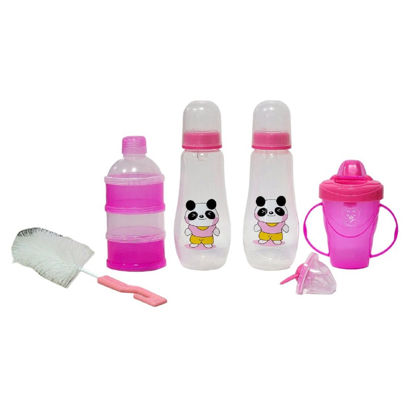 BIBERON EN SET DE REGALO PARA BEBES, CUIDADO PERFECTO DE PEQUEÑOS SMART BABY 6 PIEZAS