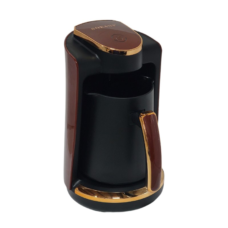 MAQUINA CAFETERA ELECTRICA ELEGANTE COLOR NEGRO CAPACIDAD DE 250ML SOKANY SK-09048