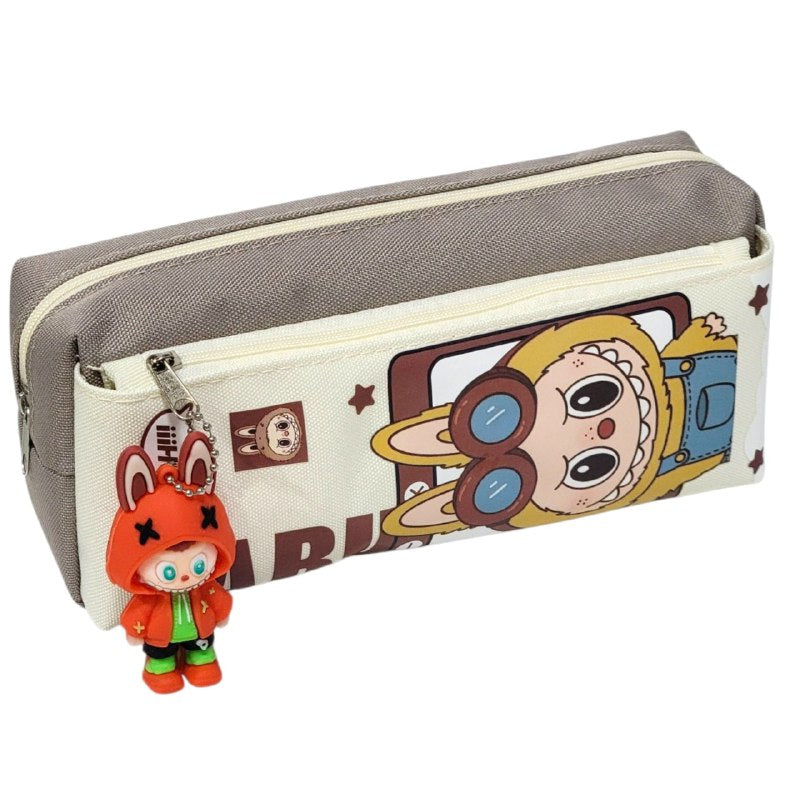 CARTUCHERA DE LABUBU QUE COMBINA ORGANIZACION IMPECABLE CON DISEÑO IRRESISTIBLE 3 COLORES