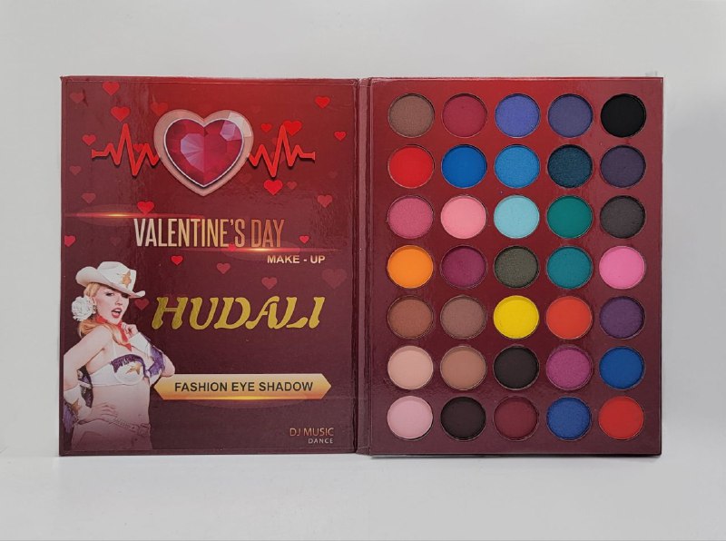 SOMBRA PARA OJOS EN PALETA VALENTINES DAY HUDALI
