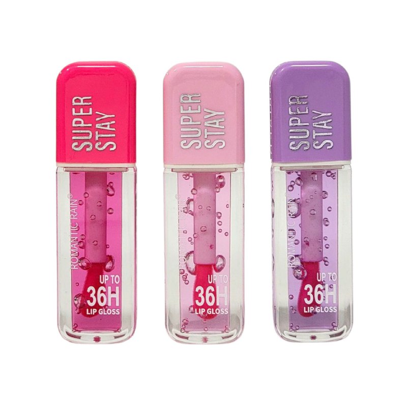 BRILLO LABIAL DE LARGA DURACION DE 36H, DUPE DE MAYBELLINE, ROMANTIC RAIN SUPER STAR 36H