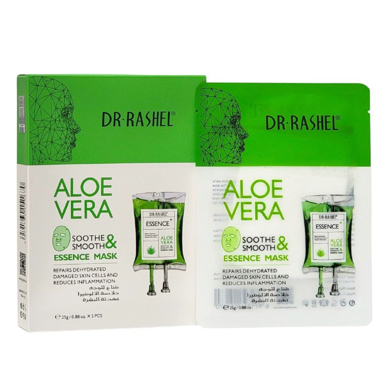 MASCARILLA FACIAL EN ESENCIA DE ALOE VERA, CALMA LA PIEL, REPARA LAS CELUILAS DAÑADAS, REDUCE LA INFLAMACION, FIRMEZA Y ASPECTO REVITALIZADO DR RASHEL 0.88OZ