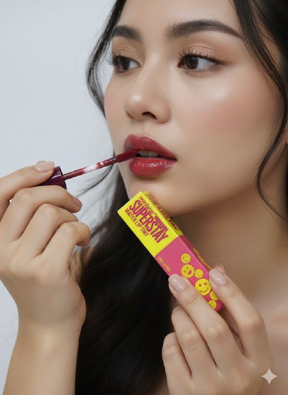 BRILLO LABIAL TINTA HIDRATANTE DUPE DE MAYBELLINE 8ML, CON COLORES VIBRANTES QUE DAN VITALIDAD A TUS LABIOS MINISTAR PROFESSIONAL SUPERSTAY WATER LIP TINT