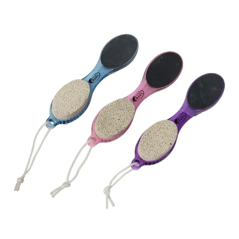 LIMA PIEDRA POMEZ DE PEDICURA 4 EN 1 STAY BEAUTIFUL 4.2X20CM, 3 ESTILOS