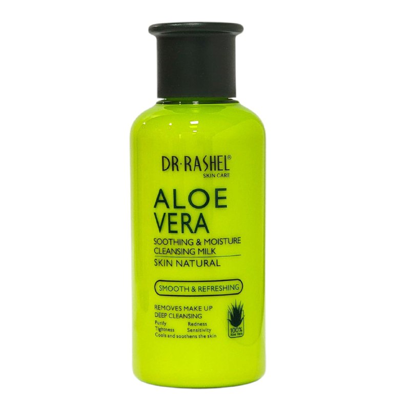 LIMPIADOR FACIAL DE ALOE VERA Y LECHE, LIMPIADOR CALMANTE E HIDRATANTE, LOCION AYUDA A LIMPIAR, HIDRATAR Y REFRESCAR LA PIEL, ELIMINA SUCIEDAD, ETC DR RASHEL SKIN CARE 160ML