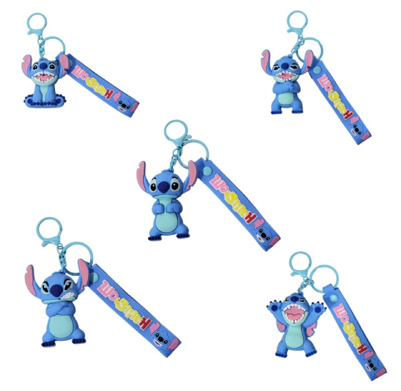 LLAVEROS DE LILO Y STITCH 5 ESTILOS DISPONIBLES
