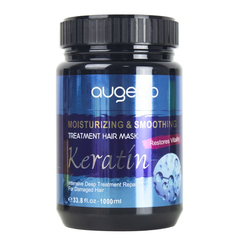 MASCARILLA PARA EL CABELLO HIDRATANTE Y SUAVIZANTE DE QUERATINA AUGEAS 1000ML