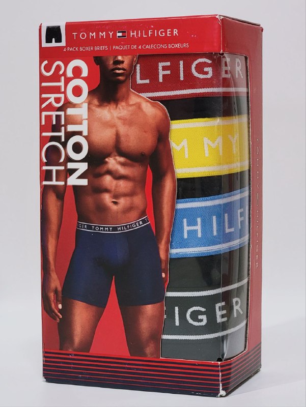 ROPA INTERIOR PARA CABALLERO TOMMY HILFIGER COTTON STRETCH 4 UNIDADES TALLA XTRA LARGE 40-42 (XL)