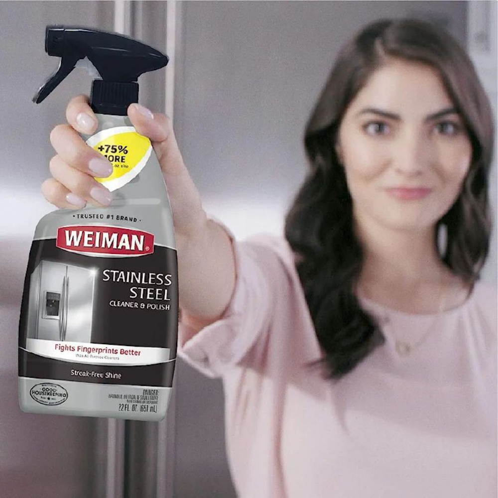 LIMPIADOR Y PULIDOR DE ACERO INOXIDABLE WEIMAN 651ML