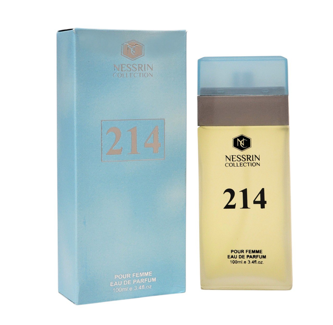 NESSRIN COLLECTION 214 EDP 100ML (M) (AROMA SIMILAR DOLCE & GABBANA LIGHT BLUE)