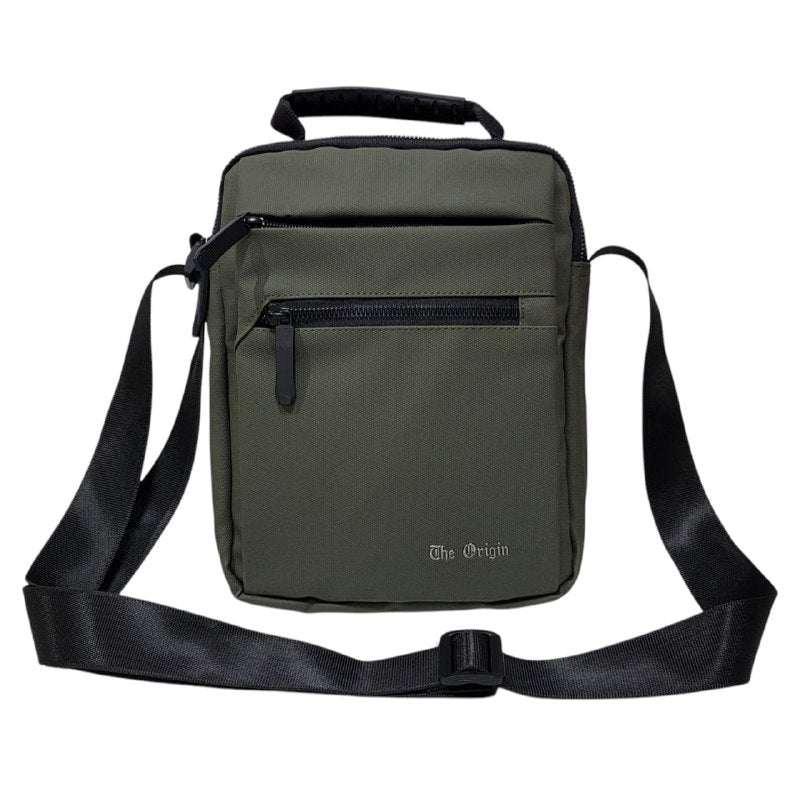 MOCHILA BOLSO CRUZADO PARA HOMBRES CON CORREA AJUSTABLE, GRAN CAPACIDAD THE ORIGIN 19X26CM