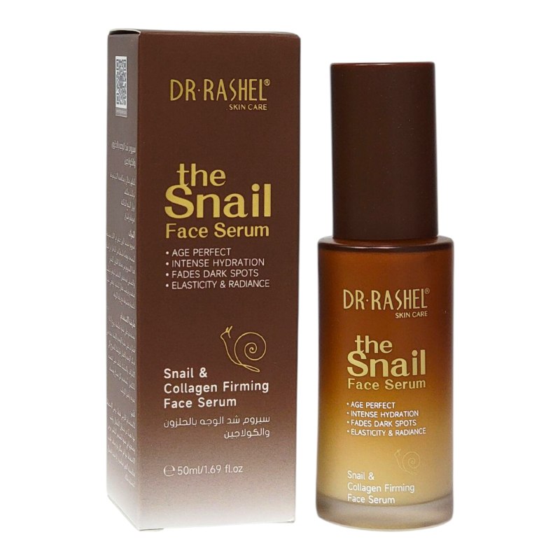SUERO FACIAL DE HIDRATACION INTENSA CON CARACOL Y COLAGENO 50ML, PROPORCIONA ELASTICIDAD Y LUMINOSIDAD EXCEPCIONAL DEJANDO LA PIEL SUAVE, FIRME Y RADIANTE DR RASHEL