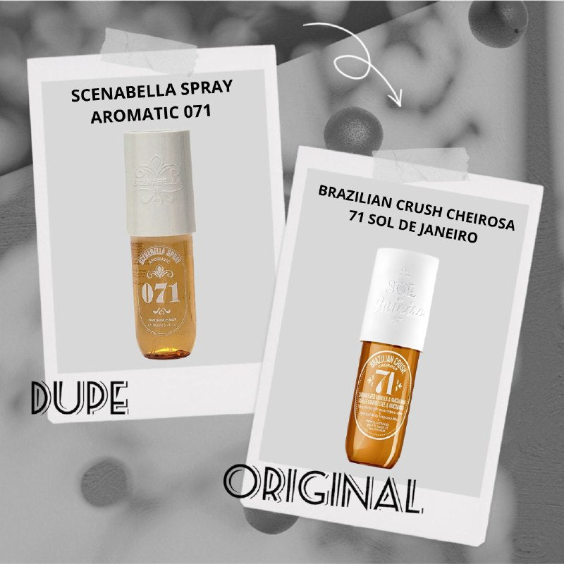 SPRAY PERFUMADO PARA EL CABELLO Y CUERPO SCENABELLA SPRAY AROMATIC 071 VAINILLA, NUEZ TOSTADA, SAL MARINA, CHOCOLATE, HABA TONKA, COCO 100ML