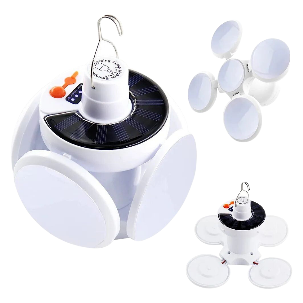 LUZ LED, LAMPARA DE FOCO SOLAR