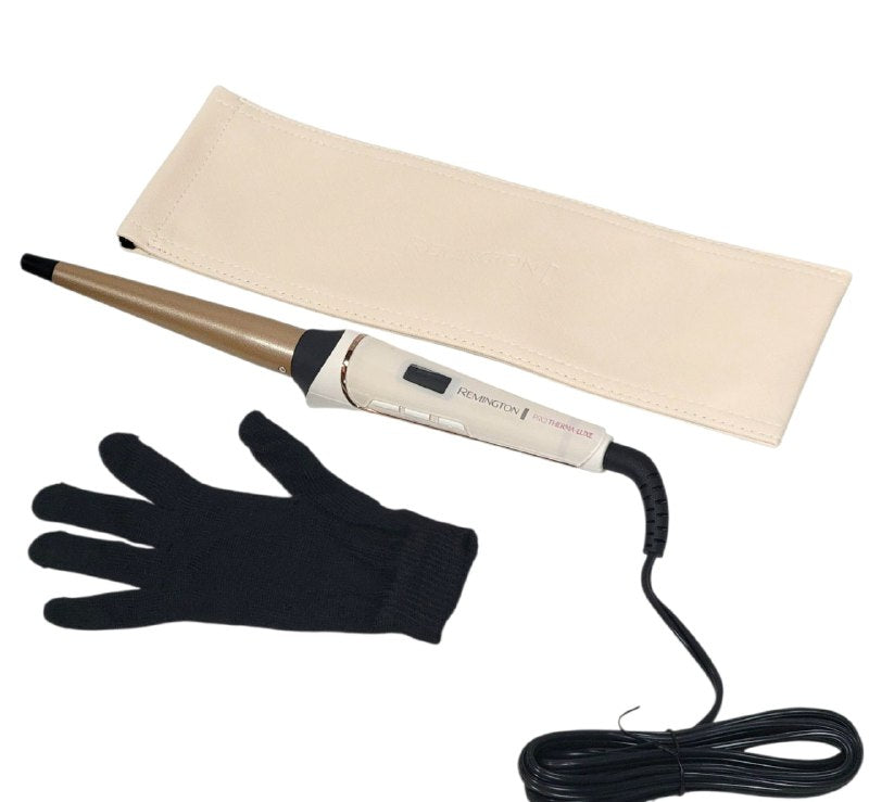 RIZADORA ENCOLOCHADORA DE RESULTADOS DE SALON CON CERAMICA, CONTROL DE TEMPERATURA REMINGTON