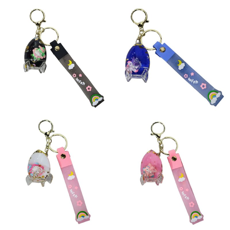 LLAVEROS DE ARENA MOVEDIZA LIQUIDA 4 ESTILOS DISPONIBLES