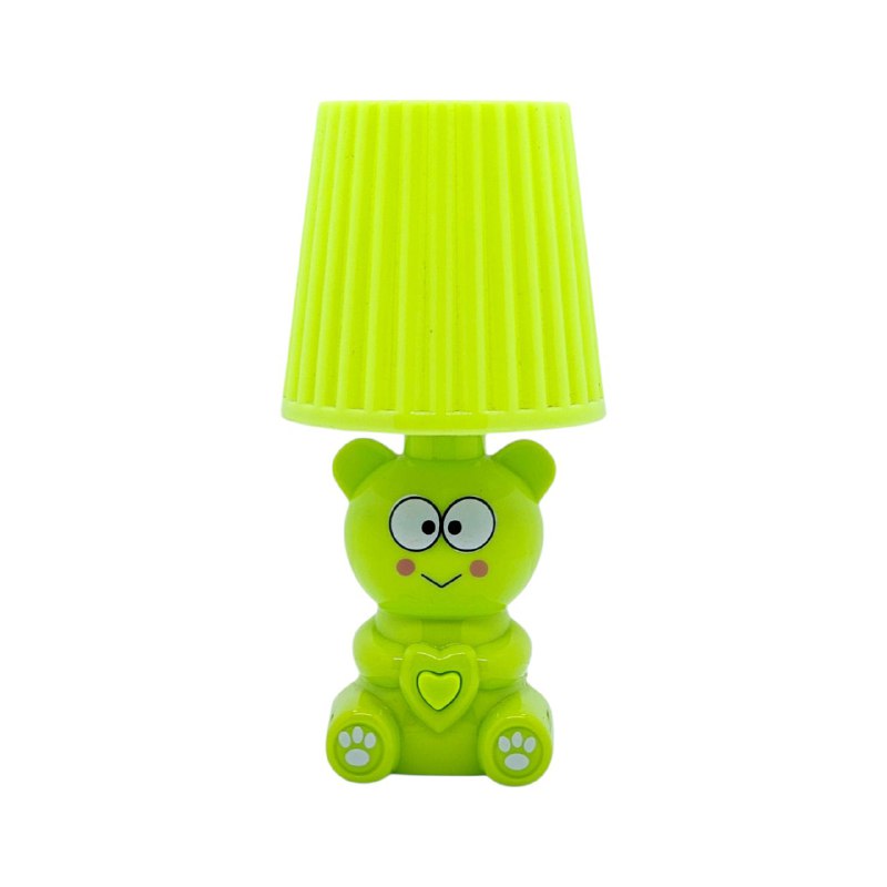 LAMPARAS DE NOCHE DECORATIVAS DE OSO Y RANA, LUZ LED SUAVE RECONFORMANTE PARA NIÑOS 16CM