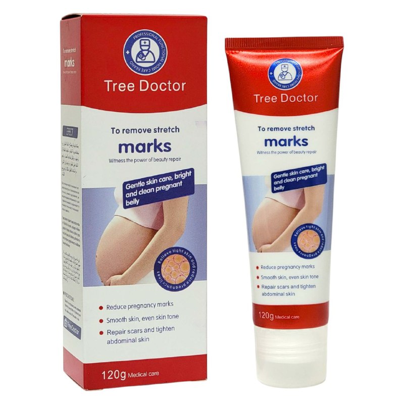 CREMA CORPORAL PARA ELIMINAR ESTRIAS REDUCE ARRUGAS DEL EMBARAZO TREE DOCTOR 120G