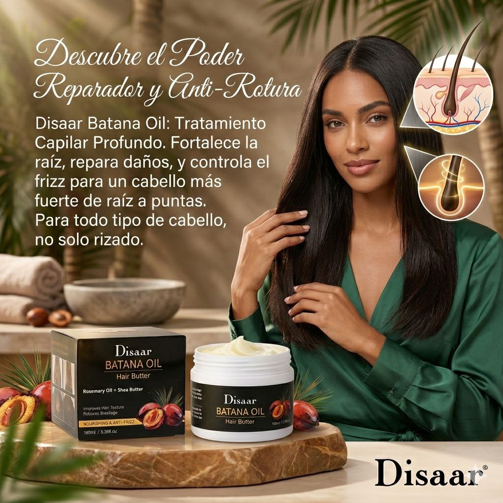 MANTEQUILLA PARA EL CABELLO DE DE KARITE Y ACEITE DE ROMERO DISAAR 100ML