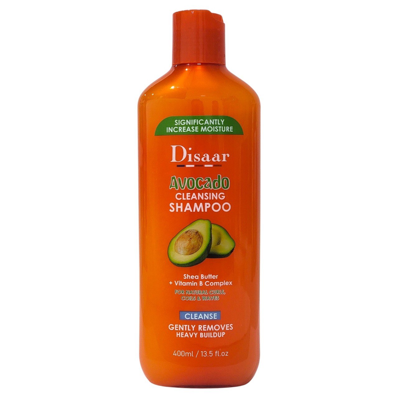 SHAMPOO DE LIMPIEZA DE AGUACATE CON VITAMINA B Y MANTECA DE KARITE DISAAR 400ML