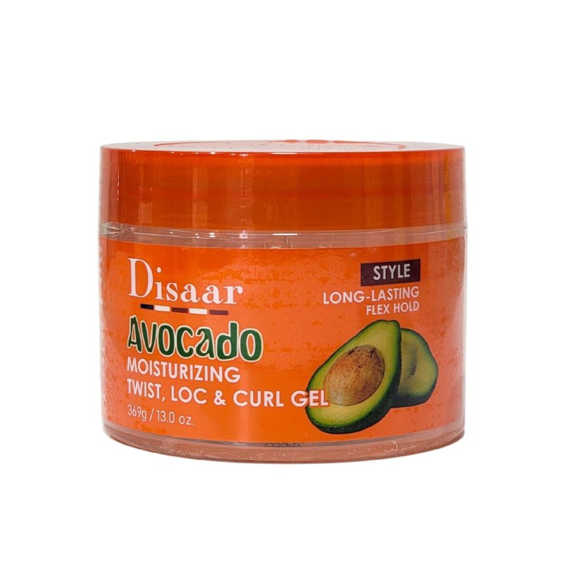 GEL FIJADOR PARA CABELLO TEXTURIZADO CON EXTRACTO DE AGUACATE DISAAR 369G