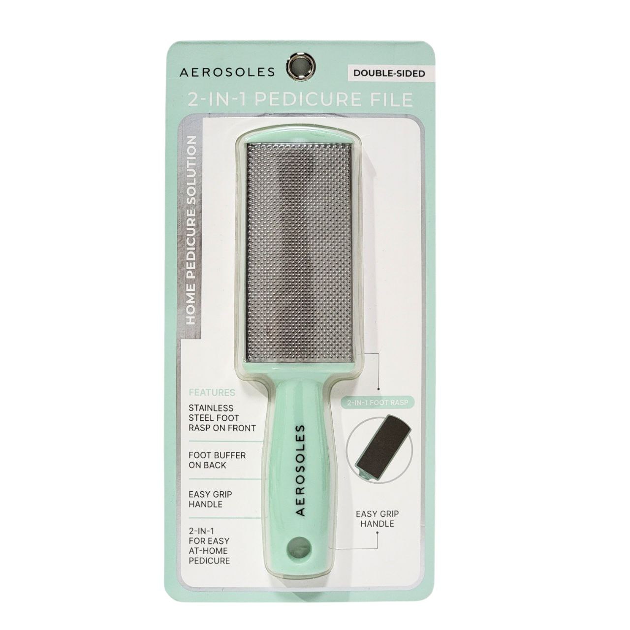 LIMA DE PEDICURA 2 EN 1 AEROSOLES 6X25CM