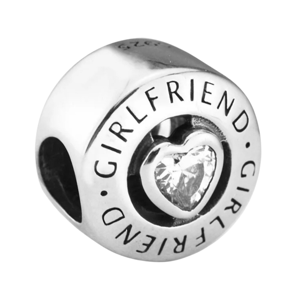 PCHARM1946 REDONDO Y COPRAZON EN MEDIO CON MENSAJE (NOVIA)