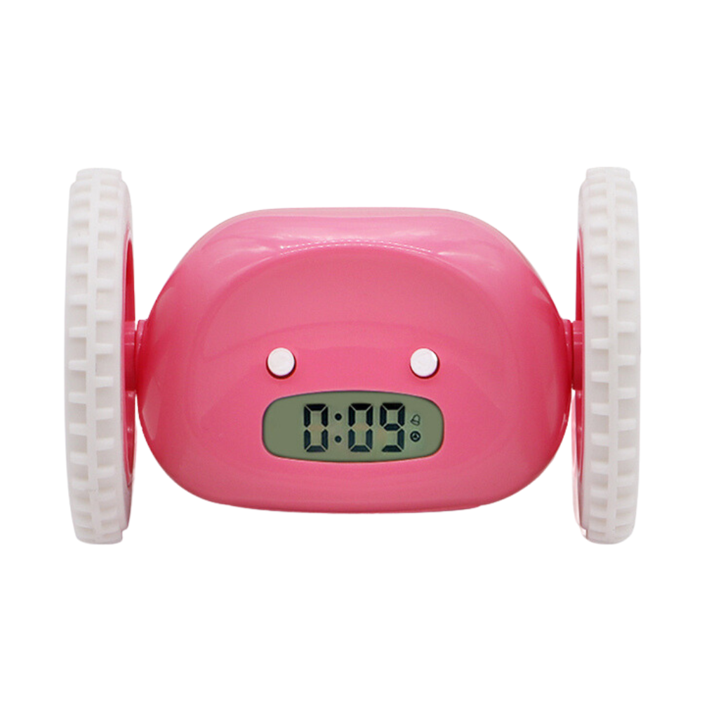 RELOJ DESPERTADOR ROSADO
