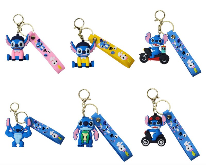 LLAVEROS DE LILO Y STITCH 6 ESTILOS DISPONIBLES
