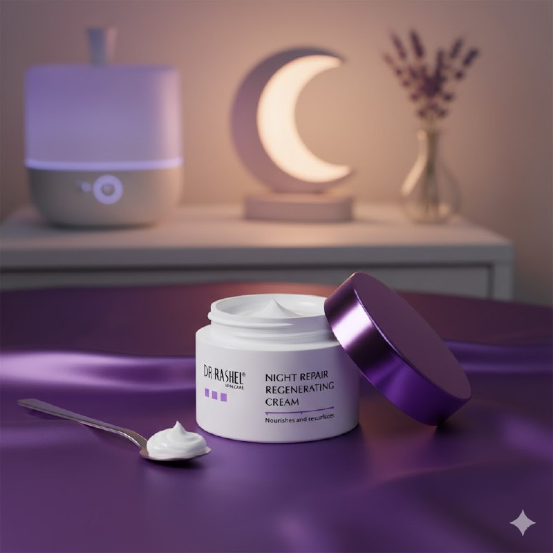 CREMA FACIAL DE NOCHE CON RETINOL REJUVENECEDORA 50G, TRABAJA INTENSAMENTE DURANTE LA NOCHE PARA REDUCIR LINEAS FINAS Y ARRUGAS, DEJANDO LA PIEL SUAVE Y RADIANTE DR RASHEL