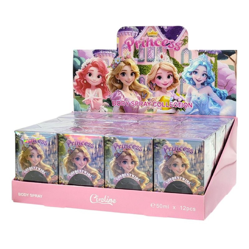 SPRAY COLLECTION CIRLINE PRINCESS GOLDENTWIRL EDT 50ML (M)
