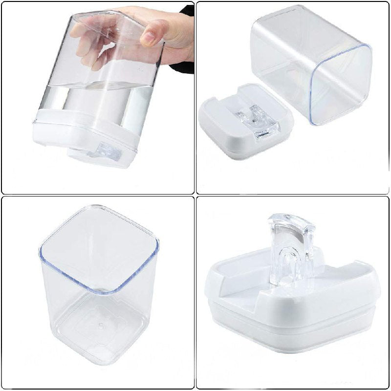 ORGANIZADOR RECIPIENTE ALMACENADOR EN SET DE RECIPIENTES HERMETICOS PARA ALIMENTOS 6UND