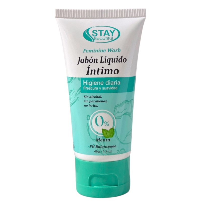 JABÓN EN LIQUIDO ÍNTIMO DE MUJER CON ESENCIA DE MENTA STAY BEAUTIFUL 40G