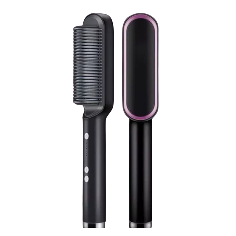 PEINE ALISADOR DE CERAMICA ELECTRICO CEPILLO