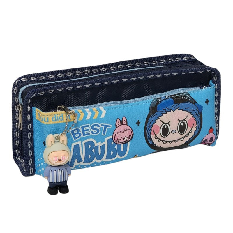 CARTUCHERA DE LABUBU QUE COMBINA ORGANIZACION IMPECABLE CON DISEÑO IRRESISTIBLE 3 COLORES